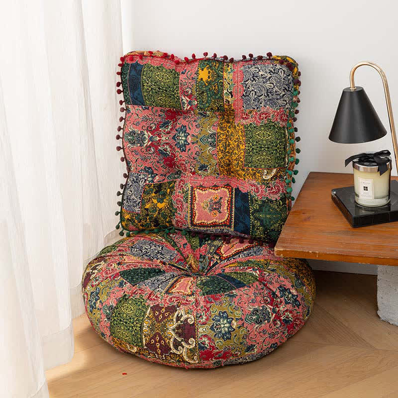 Ownkoti Bohemian Patchwork Mandala Floor Pillow - image 1