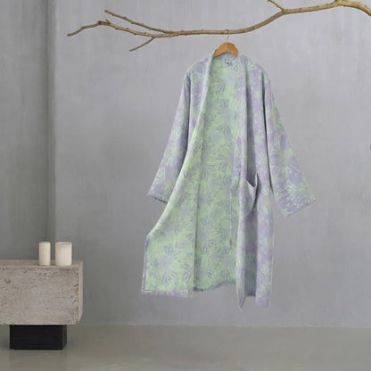 Ownkoti Peach Blossom Cotton Double Gauze Kimono Robe - image 0
