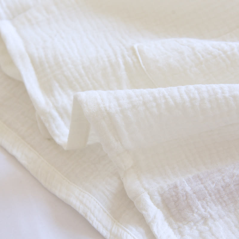 Ownkoti Japanese-Style Cotton Gauze Short Sleeve Pajama Set - image 14