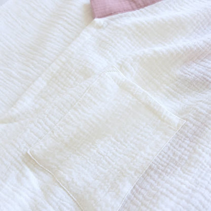 Ownkoti Japanese-Style Cotton Gauze Short Sleeve Pajama Set - image 12