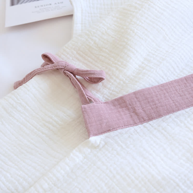 Ownkoti Japanese-Style Cotton Gauze Short Sleeve Pajama Set - image 9