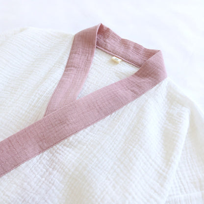 Ownkoti Japanese-Style Cotton Gauze Short Sleeve Pajama Set - image 7