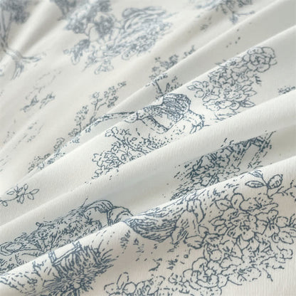 Ownkoti Elegant Forest Pure Cotton Bedding Set(4PCS) - image 13