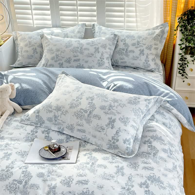 Ownkoti Elegant Forest Pure Cotton Bedding Set(4PCS) - image 5