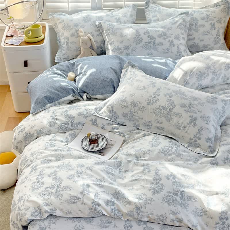 Ownkoti Elegant Forest Pure Cotton Bedding Set(4PCS) - image 7