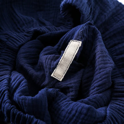 Ownkoti Navy Cotton Gauze Kimono Pajama Set - image 6