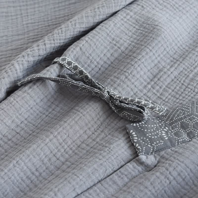 Ownkoti Ethnic Style Cotton Gauze Kimono Pajamas - image 8