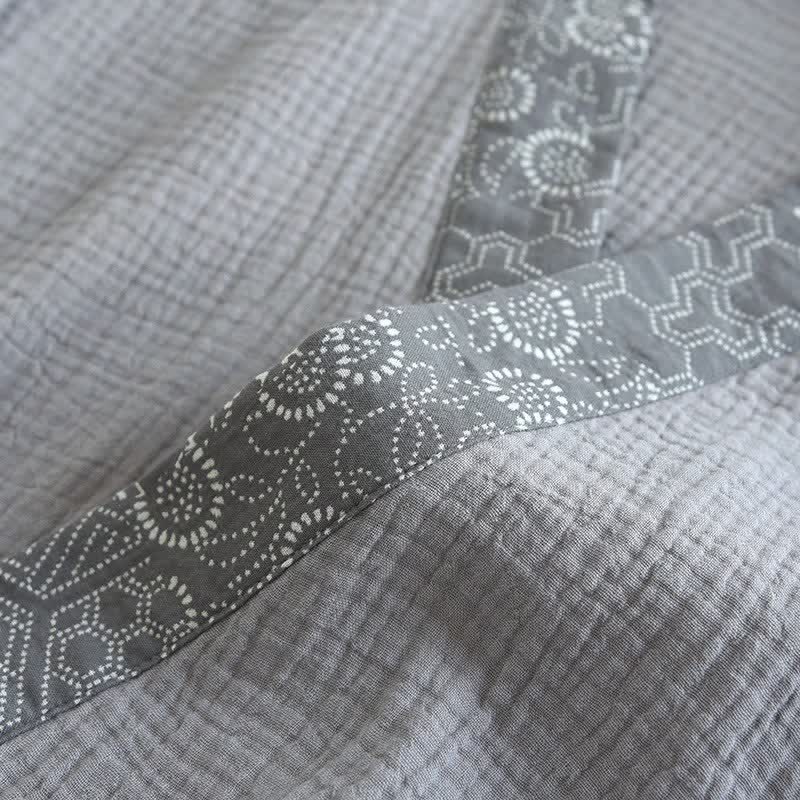 Ownkoti Ethnic Style Cotton Gauze Kimono Pajamas - image 5