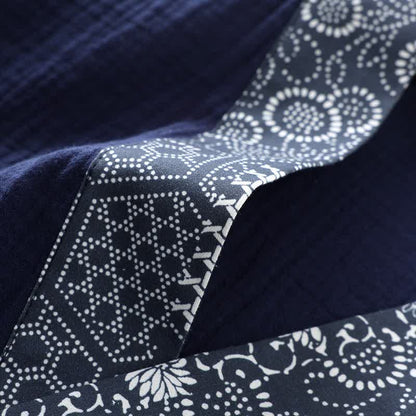 Ownkoti Ethnic Style Cotton Gauze Kimono Robe - image 4