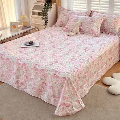 Ownkoti Pink Floral Pure Cotton Bedding Set(4PCS) - image 4
