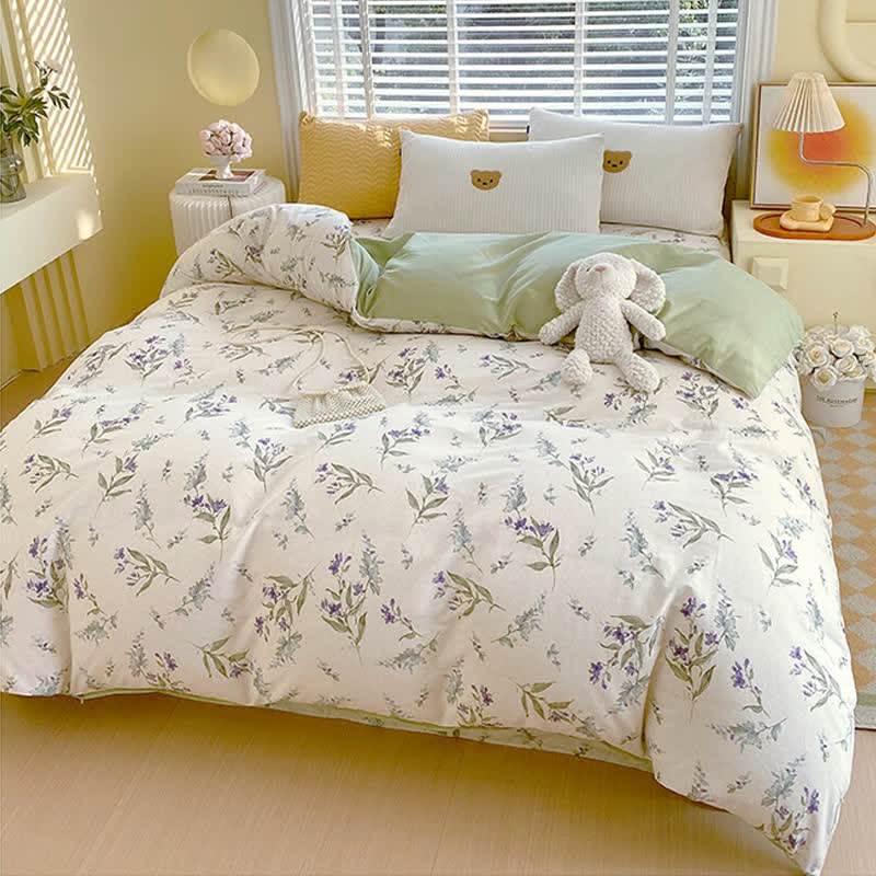 Ownkoti Rustic Floral Pure Cotton Bedding Set(4PCS) - image 6