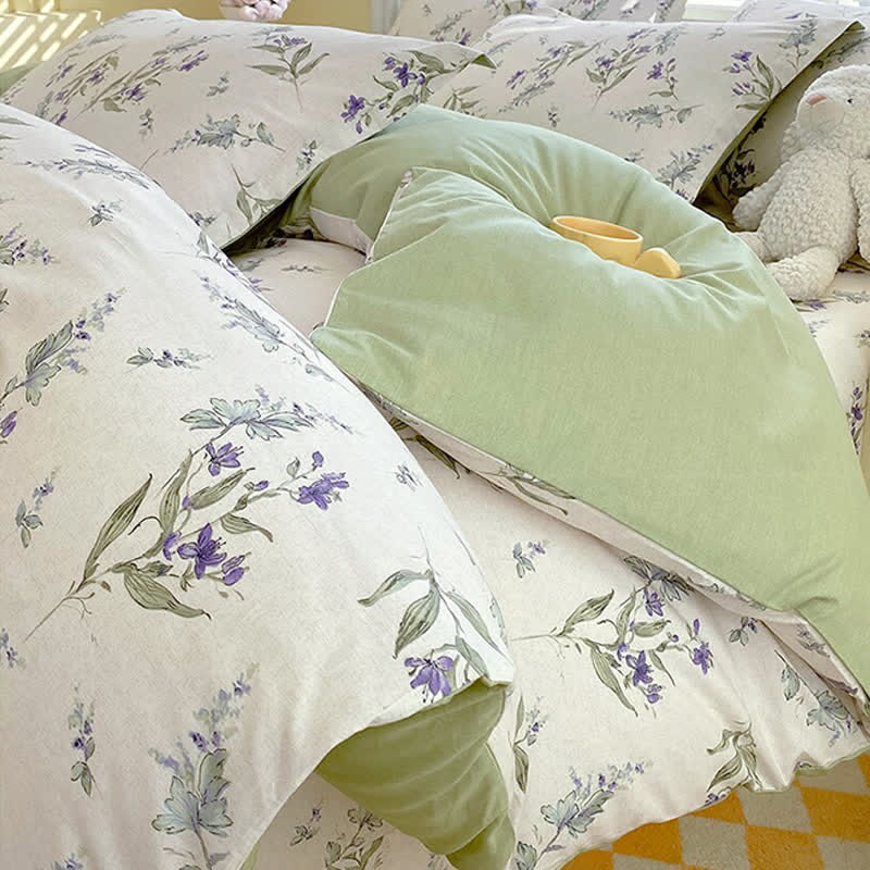 Ownkoti Rustic Floral Pure Cotton Bedding Set(4PCS) - image 3