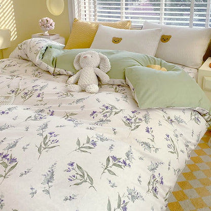 Ownkoti Rustic Floral Pure Cotton Bedding Set(4PCS) - image 5