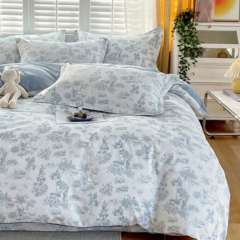 Ownkoti Elegant Forest Pure Cotton Bedding Set(4PCS) - image 3