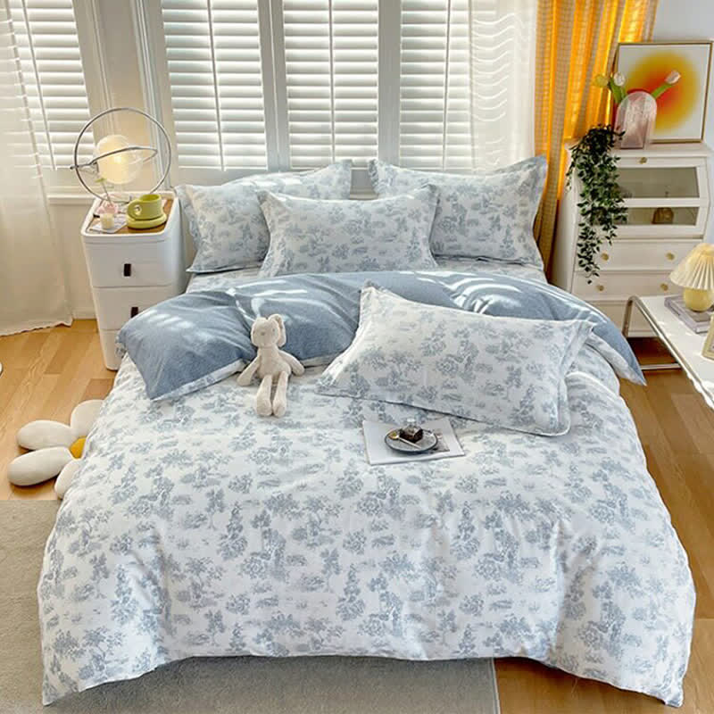 Ownkoti Elegant Forest Pure Cotton Bedding Set(4PCS) - image 2
