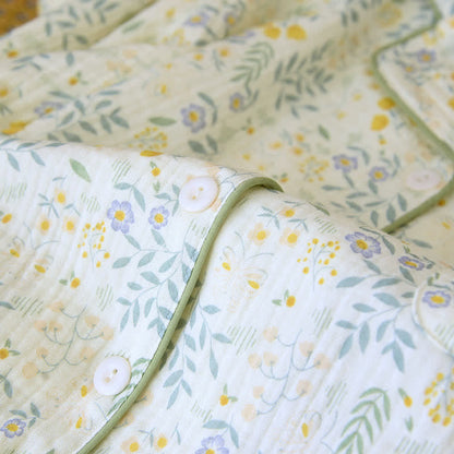 Ownkoti Tulip & Leaf Cotton Gauze Pajama Set - image 6