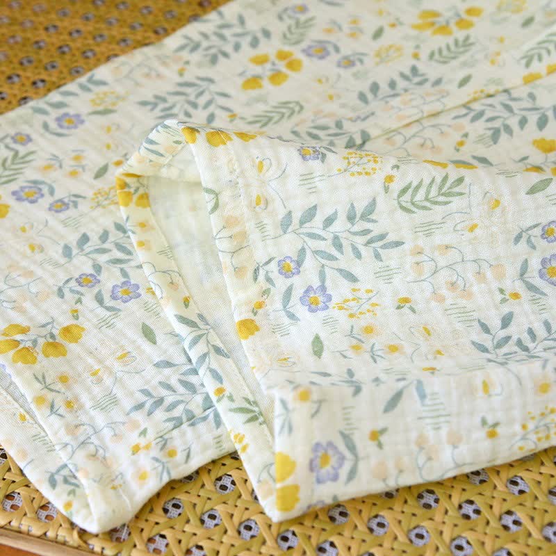 Ownkoti Tulip & Leaf Cotton Gauze Pajama Set - image 9
