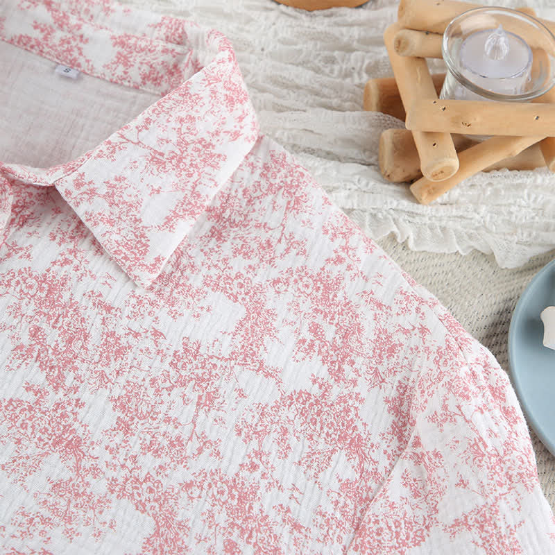 Ownkoti Abstract Art Style Cotton Pajama Set - image 9