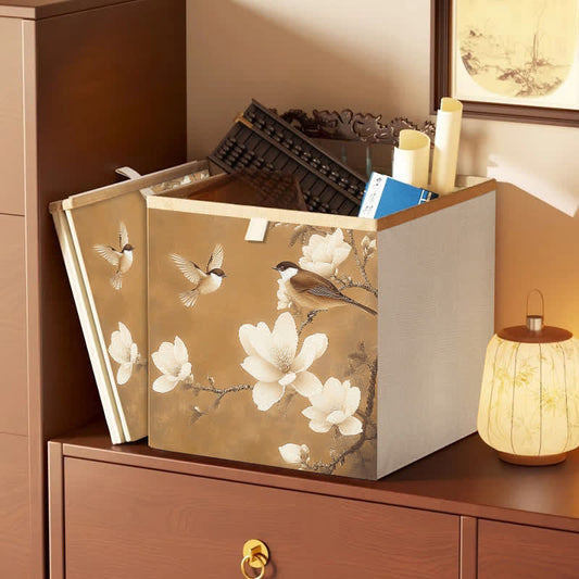 Ownkoti Vintage Style Foldable Decorative Storage Bag - Colorful - A - 13'' W X 13'' L X 15'' H - image 0