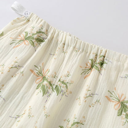 Ownkoti Floral Bouquet Cotton Gauze Pajama Set - image 10