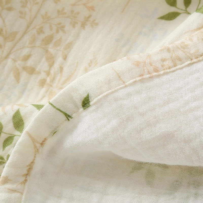 Ownkoti Botanical Leaf Cotton Gauze Pajama Set - image 12