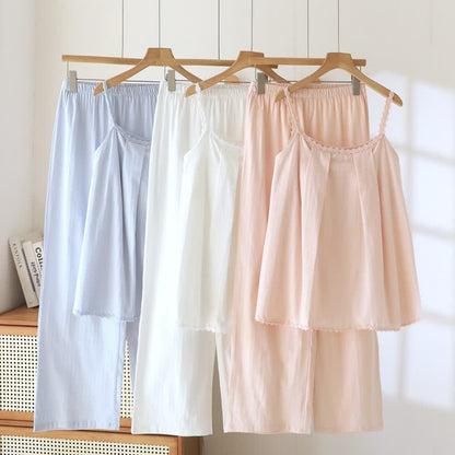 Ownkoti Cotton Jacquard Camisole Pajama Set - image 0