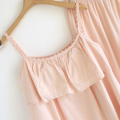 Ownkoti Cotton Jacquard Camisole Pajama Set - image 7