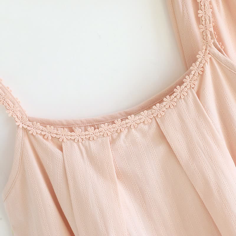 Ownkoti Cotton Jacquard Camisole Pajama Set - image 6