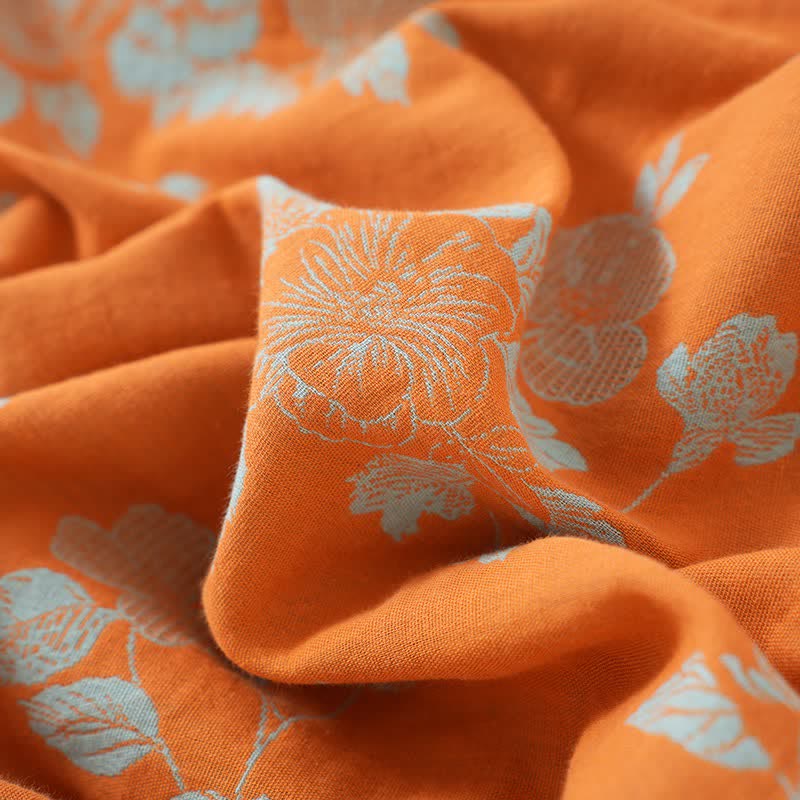 Ownkoti Vintage Asian Inspired Floral Cotton Pajamas - image 10