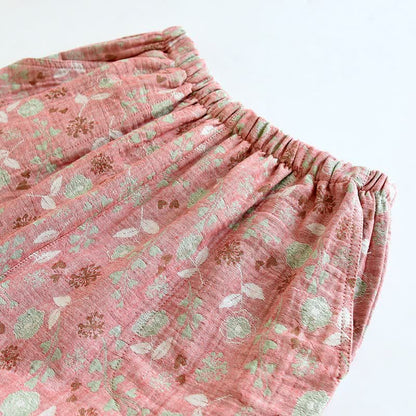 Ownkoti Vintage-Inspired Rose Jacquard Cotton Pajama Set - image 13