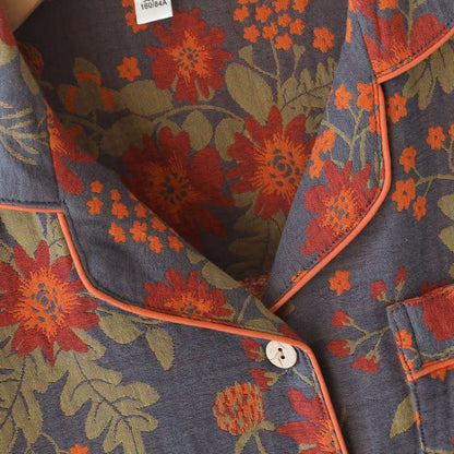 Ownkoti Vintage-Inspired Floral Cotton Gauze Pajamas - image 5