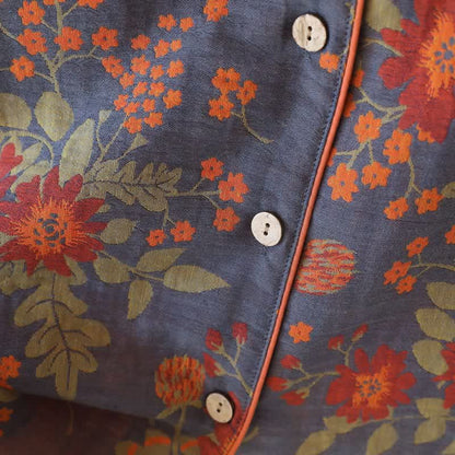 Ownkoti Vintage-Inspired Floral Cotton Gauze Pajamas - image 8
