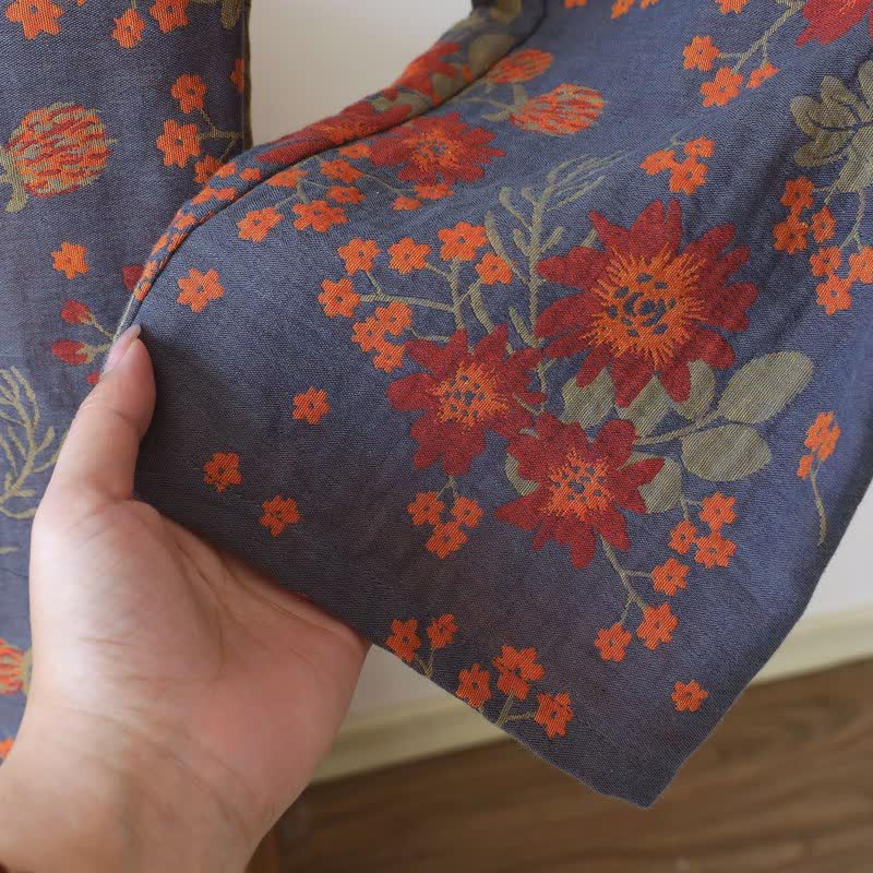 Ownkoti Vintage-Inspired Floral Cotton Gauze Pajamas - image 13