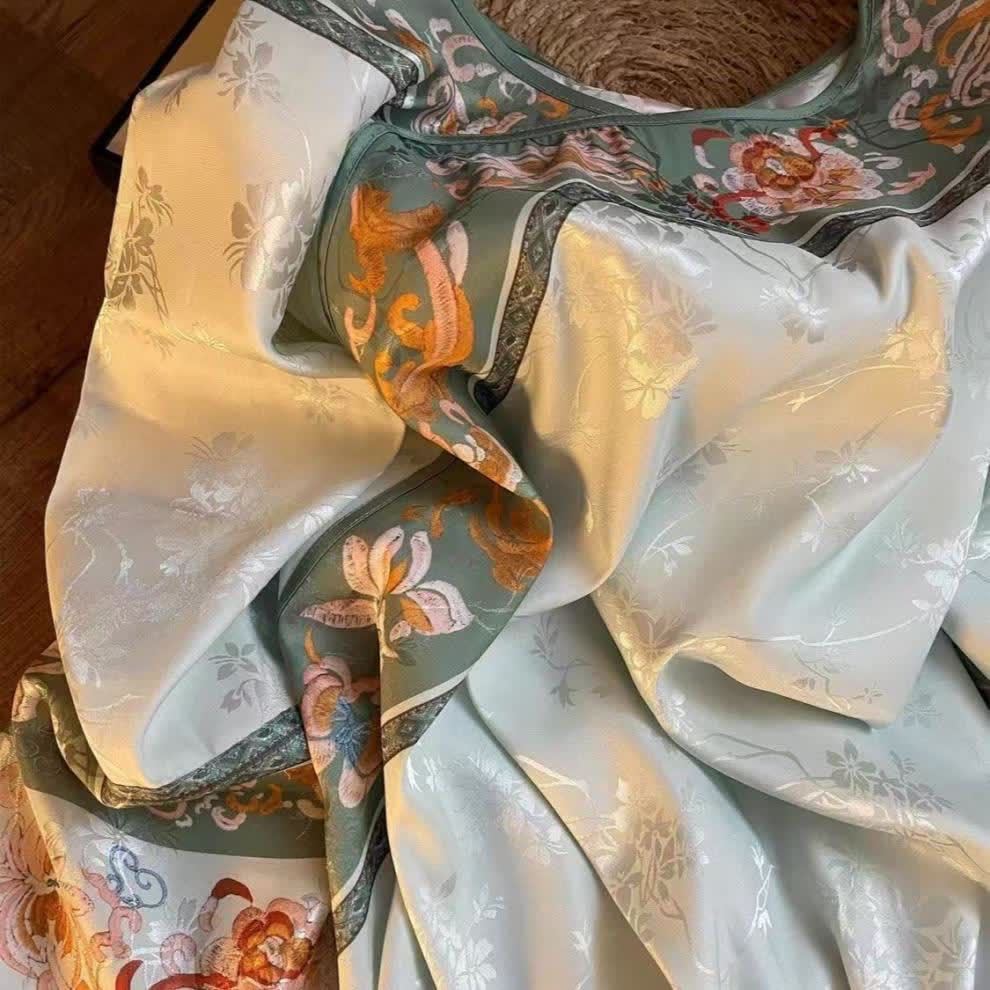 Ownkoti Light Green Vintage Floral Pajama Set - image 6