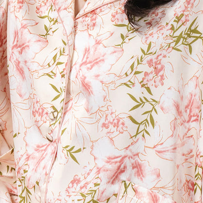 Ownkoti Rustic Pink Floral & Leaf Pajama Set - image 8