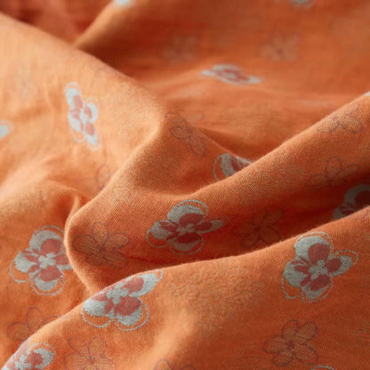 Ownkoti Country Style Floral Cotton Double Gauze Bedspread - image 2