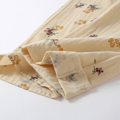 Ownkoti Loquat Print Cotton Pajama Set(3PCS) - image 8