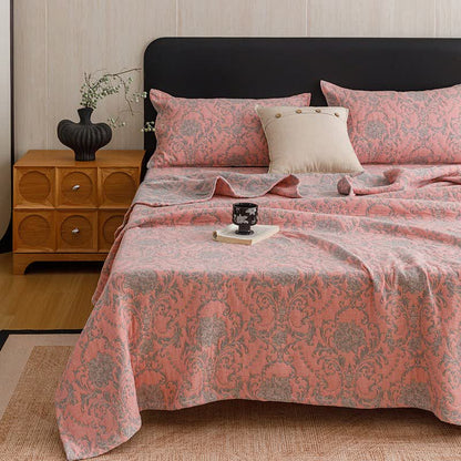 Ownkoti Vintage Cotton Triple-Layer Gauze Jacquard Quilt Blanket - image 16