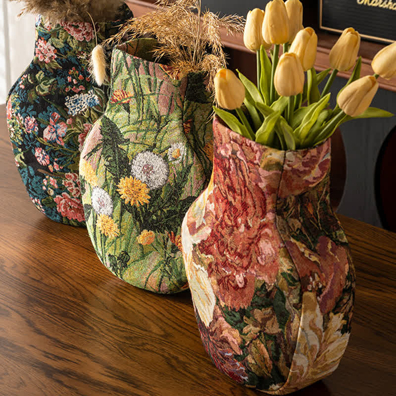 Ownkoti Garden Artistic Fabric Vase Tabletop Ornament - image 1