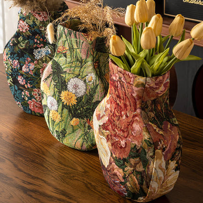 Ownkoti Garden Artistic Fabric Vase Tabletop Ornament - image 1