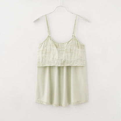 Ownkoti Artistic Watercolor-Inspired Cotton Camisole & Pants Sleepwear - image 13