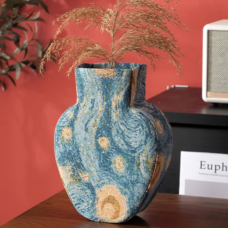 Ownkoti Artistic Fabric-Wrapped Vase for Home Aesthetics - image 2