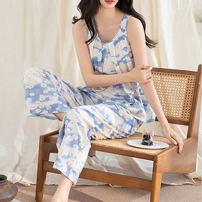 Ownkoti Daisy Cotton Tank & Pants Sleepwear - image 4