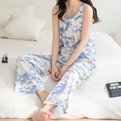 Ownkoti Daisy Cotton Tank & Pants Sleepwear - image 2