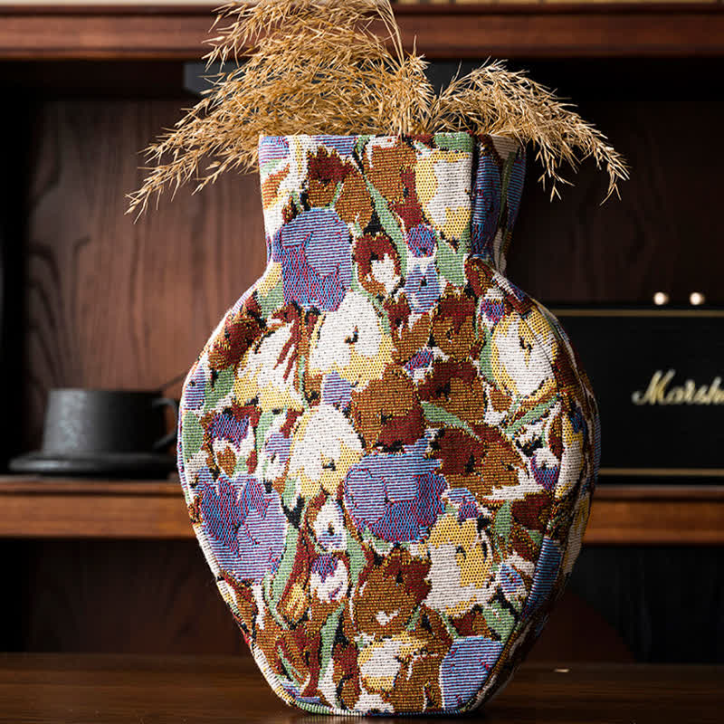 Ownkoti Vintage Creative Floral Fabric Wrapped Vase - image 9