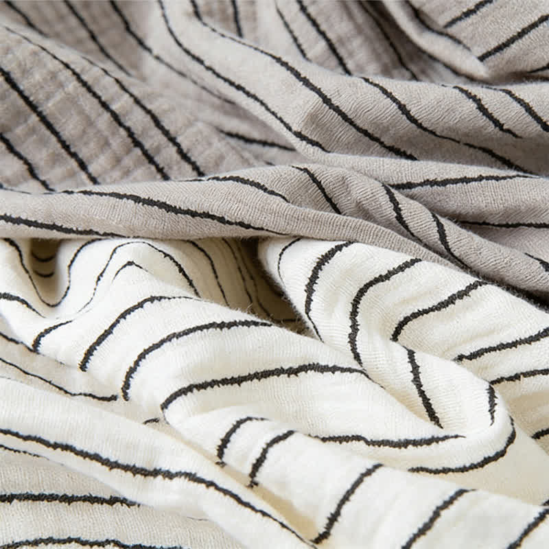 Ownkoti Minimalist Striped Cotton Sleeveless Pajama Set - image 5