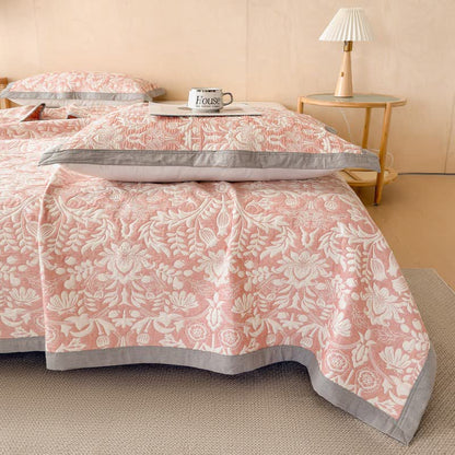 Ownkoti Cotton Floral & Branch Muslin Quilt Blanket - image 2