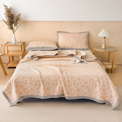 Ownkoti Cotton Cherry Blossom Muslin Quilt Blanket - image 10