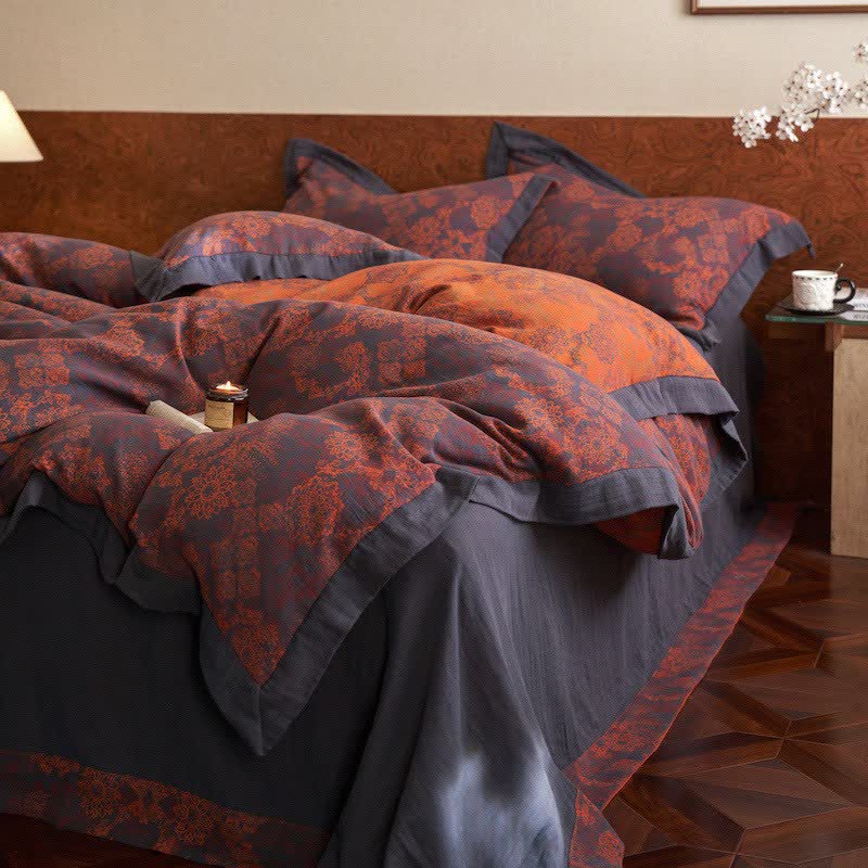 Ownkoti Vintage Floral Cotton Double Gauze Bedding(4PCS) - image 7