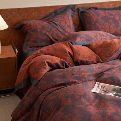 Ownkoti Vintage Floral Cotton Double Gauze Bedding(4PCS) - image 8